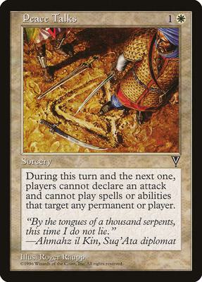 Peace Talks card from Visions