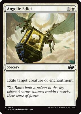Angelic Edict card from Foundations Jumpstart