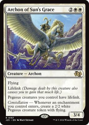 Archon of Sun's Grace card from Foundations Jumpstart
