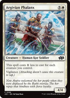 Argivian Phalanx card from Foundations Jumpstart
