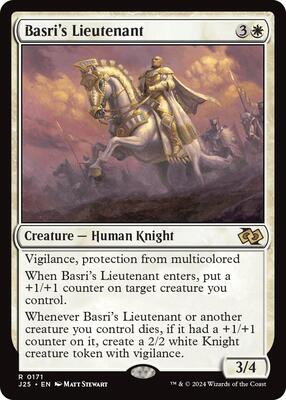 Basri's Lieutenant card from Foundations Jumpstart