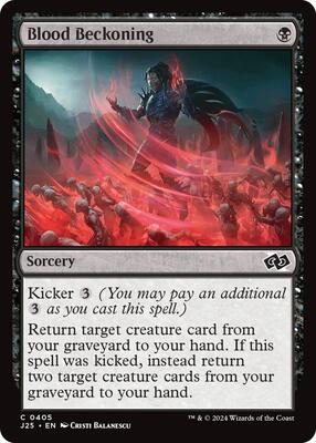 Blood Beckoning card from Foundations Jumpstart