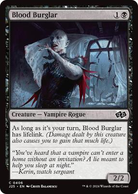 Blood Burglar card from Foundations Jumpstart