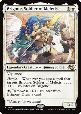 Brigone, Soldier of Meletis (Anime) card from Foundations Jumpstart