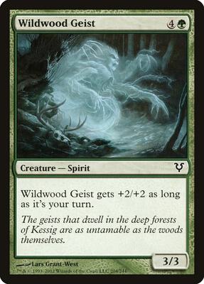 Wildwood Geist card from Avacyn Restored