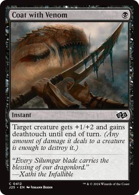 Coat with Venom card from Foundations Jumpstart