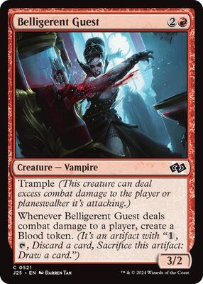 Belligerent Guest card from Foundations Jumpstart