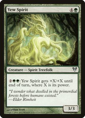 Yew Spirit card from Avacyn Restored