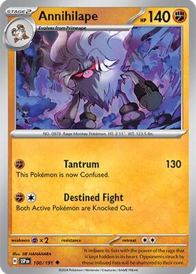 Annihilape card from SV08: Surging Sparks