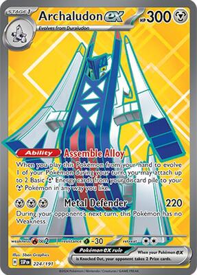 Archaludon ex - 224/191 card from SV08: Surging Sparks