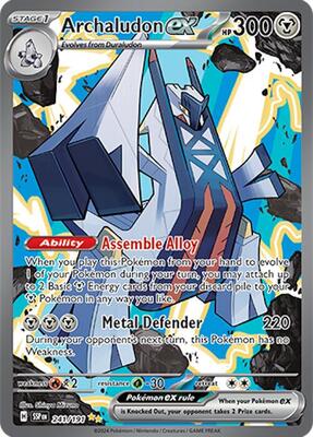 Archaludon ex - 241/191 card from SV08: Surging Sparks
