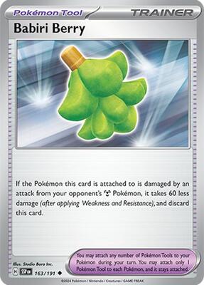 Babiri Berry card from SV08: Surging Sparks