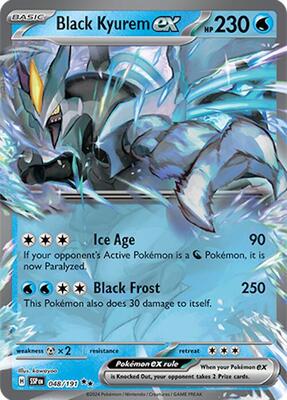 Black Kyurem ex - 048/191 card from SV08: Surging Sparks