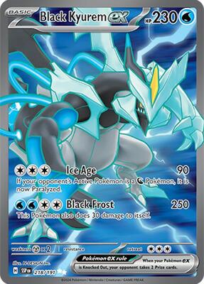 Black Kyurem ex - 218/191 card from SV08: Surging Sparks