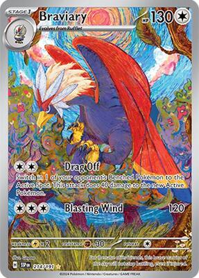 Braviary - 214/191 card from SV08: Surging Sparks