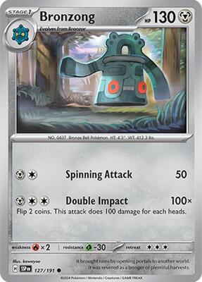 Bronzong card from SV08: Surging Sparks
