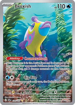 Bruxish - 200/191 card from SV08: Surging Sparks