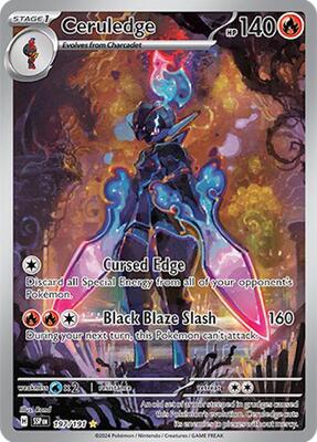 Ceruledge - 197/191 card from SV08: Surging Sparks