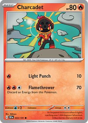 Charcadet - 033/191 card from SV08: Surging Sparks