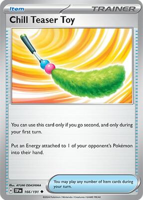 Chill Teaser Toy card from SV08: Surging Sparks
