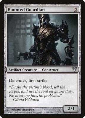 Haunted Guardian card from Avacyn Restored