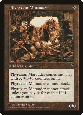 Phyrexian Marauder card from Visions