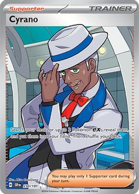 Cyrano - 230/191 card from SV08: Surging Sparks