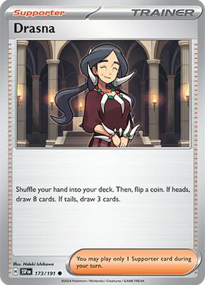 Drasna - 173/191 card from SV08: Surging Sparks