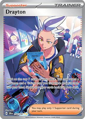 Drayton - 244/191 card from SV08: Surging Sparks