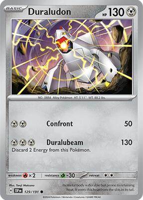 Duraludon card from SV08: Surging Sparks