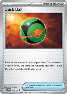 Dusk Ball card from SV08: Surging Sparks