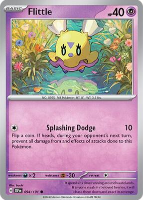 Flittle card from SV08: Surging Sparks