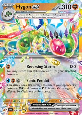 Flygon ex - 106/191 card from SV08: Surging Sparks