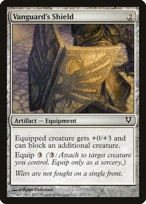 Vanguard's Shield card from Avacyn Restored