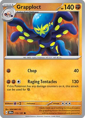 Grapploct card from SV08: Surging Sparks