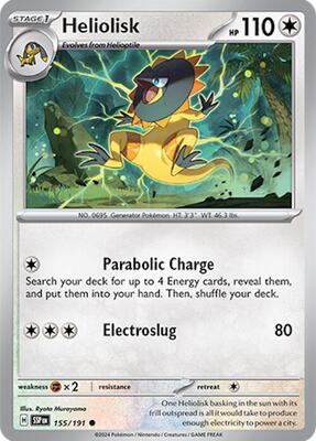 Heliolisk card from SV08: Surging Sparks