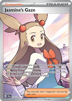 Jasmine's Gaze - 233/191 card from SV08: Surging Sparks
