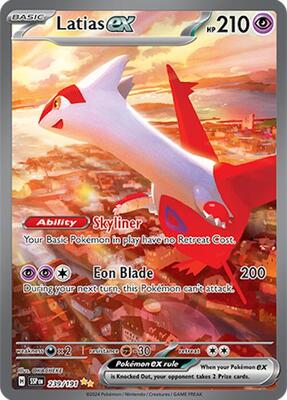 Latias ex - 239/191 card from SV08: Surging Sparks