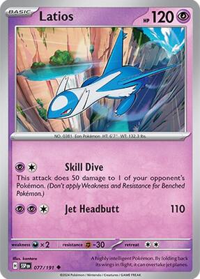 Latios - 077/191 card from SV08: Surging Sparks