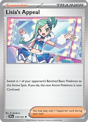 Lisia's Appeal - 179/191 card from SV08: Surging Sparks