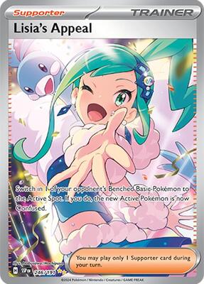 Lisia's Appeal - 246/191 card from SV08: Surging Sparks