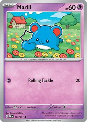 Marill card from SV08: Surging Sparks