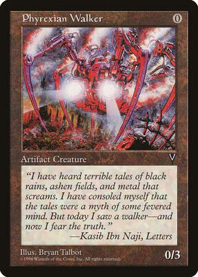 Phyrexian Walker card from Visions