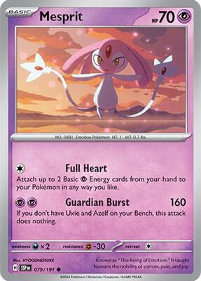 Mesprit - 079/191 card from SV08: Surging Sparks