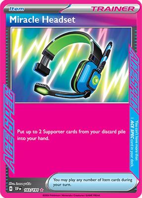 Miracle Headset card from SV08: Surging Sparks