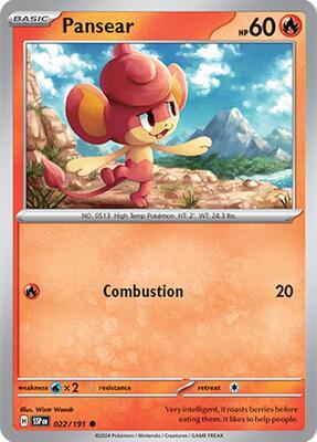 Pansear card from SV08: Surging Sparks