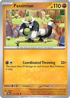 Passimian card from SV08: Surging Sparks