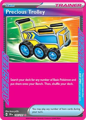 Precious Trolley card from SV08: Surging Sparks
