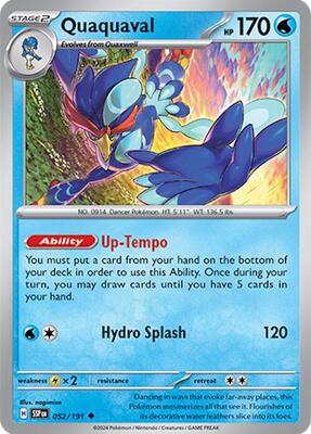 Quaquaval card from SV08: Surging Sparks
