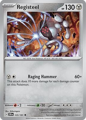 Registeel card from SV08: Surging Sparks